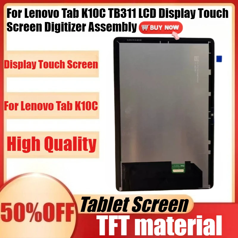

Новый TFT-дисплей для Lenovo Tab K10C TB311, сенсорный экран, дигитайзер в сборе для Lenovo Tab TB311FU TB311XC