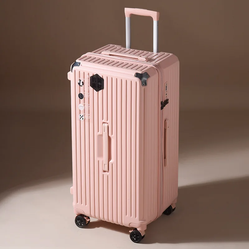 Oversized capacity suitcase student pull rod box 28 \