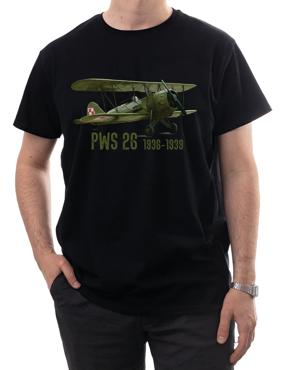 Polish PWS-26 Advanced Training Aircraft T-Shirt 100% Cotton O-Neck Summer Short Sleeve Casual Mens T-shirt Size S-3XL