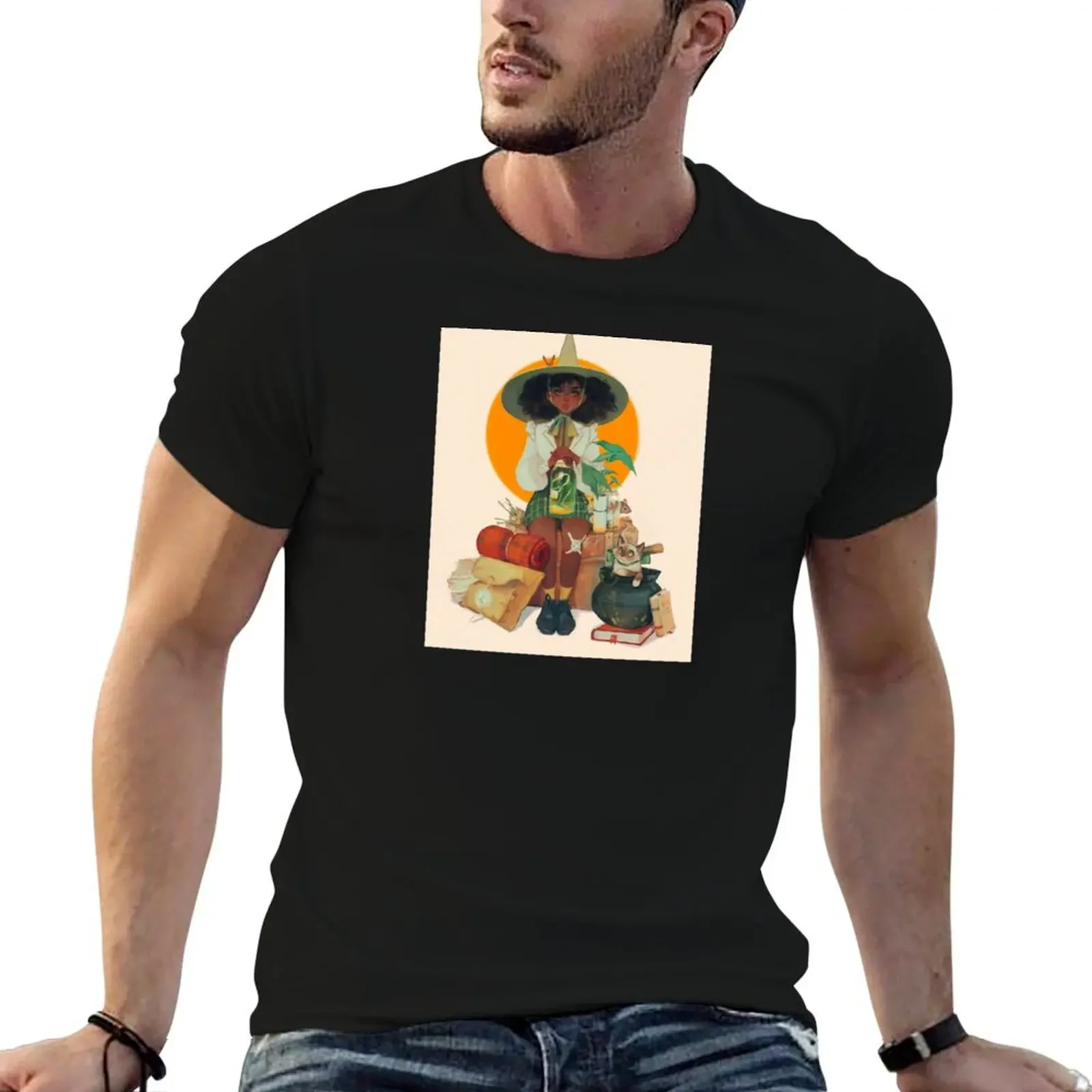 

witch scout T-Shirt vintage blacks graphics funny t shirts for men