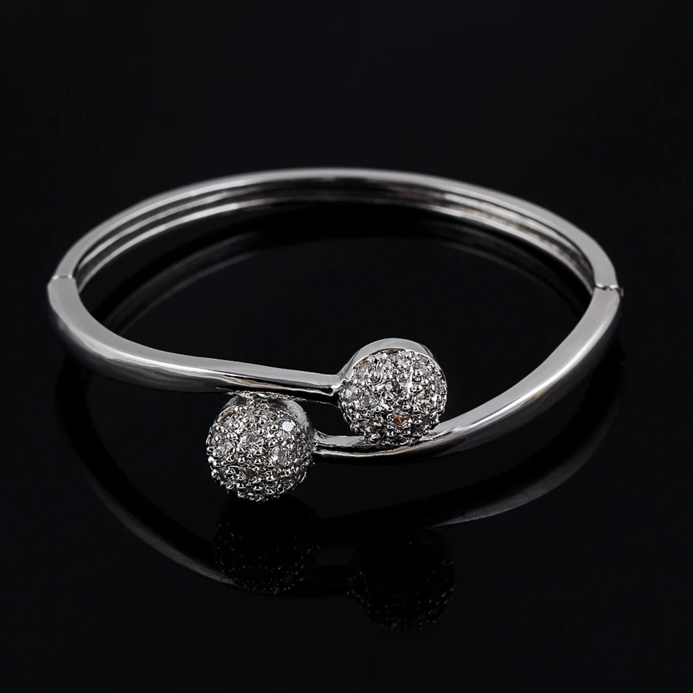 

Double Bead Bracelet Women Bangles Armb Cross Goldschmuck Stretchy Cuff Elegant Fashion Sweet Bracelet All Ages Gift Valentine