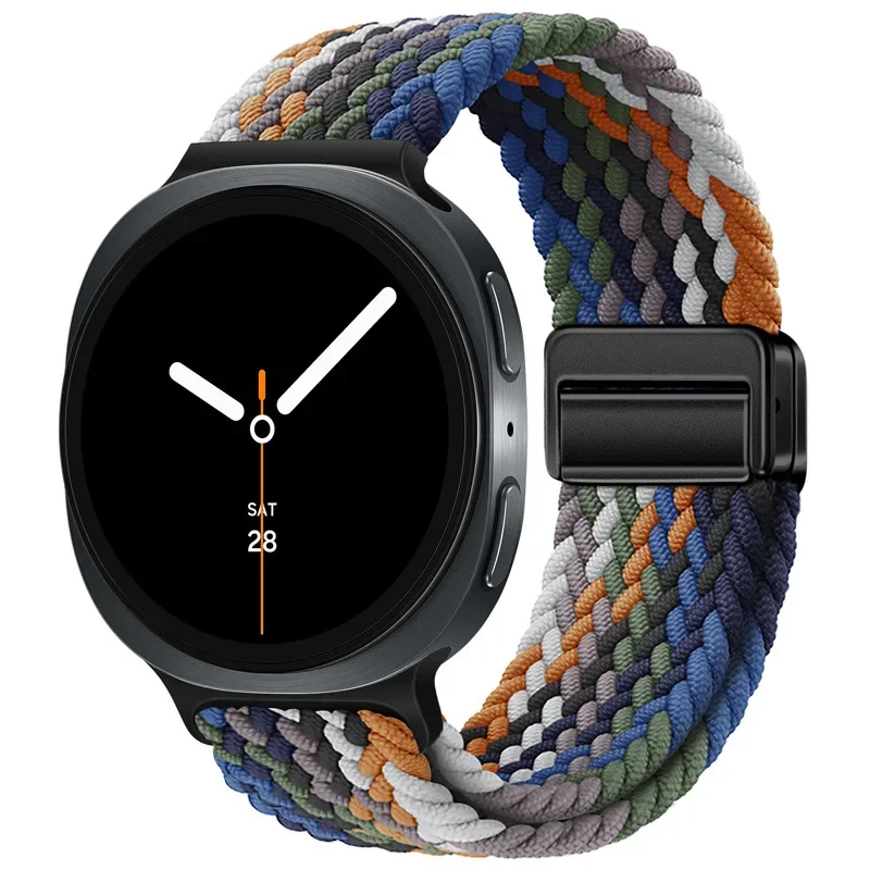 Geflochtenes Solo-Loop-Armband für Samsung Galaxy Watch 8 40/44mm Zubehör Nylon-Armband Correa Galaxy Watch 8 Classic Band 46mm – Detail 30
