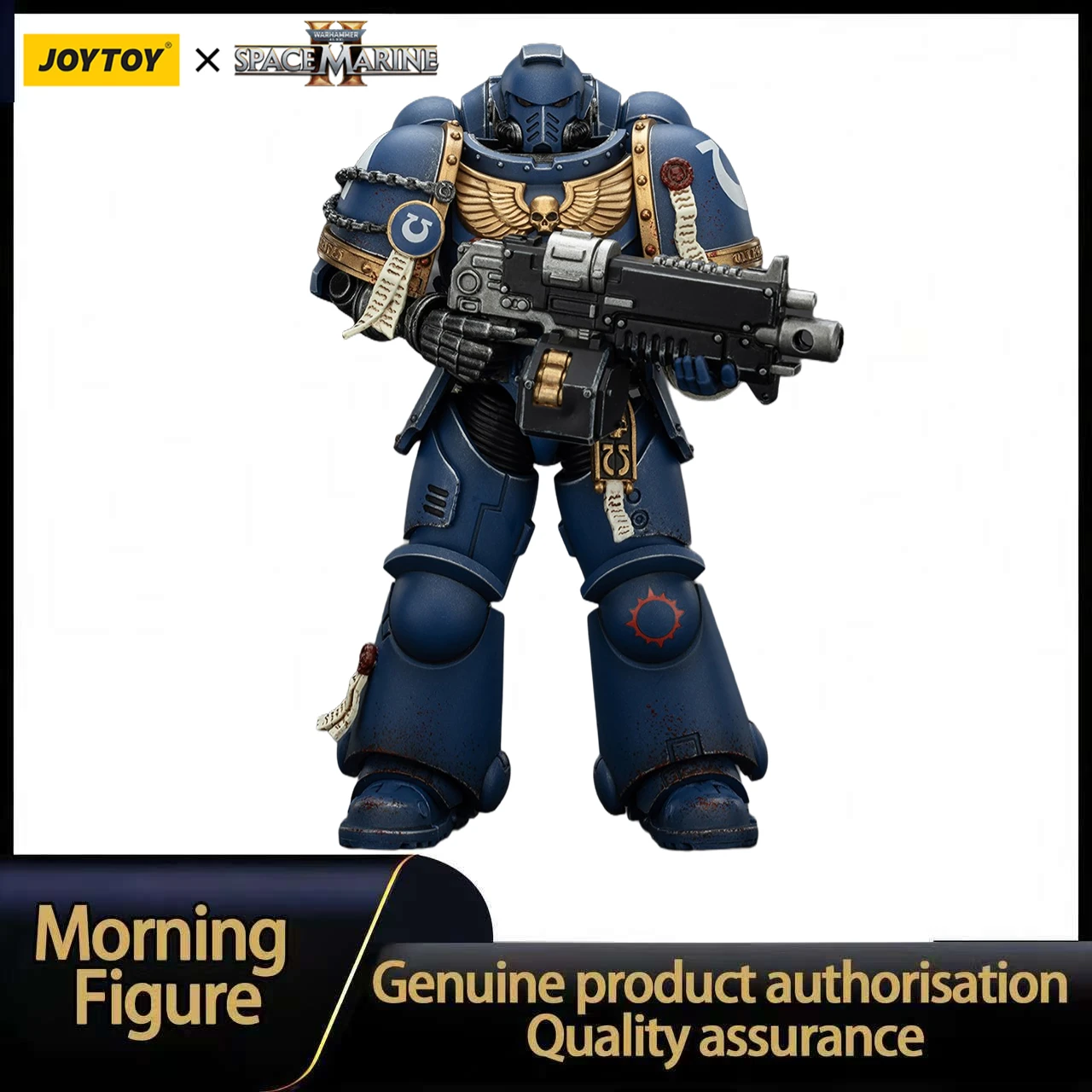 

In Stock JOYTOY Warhammer 40K Ultramarines Brother Chairon-Collectors Edition 1/18 Action Figure Model Collection