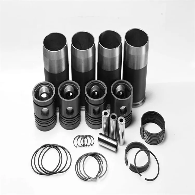 Hot sale di esel engine  piston group liner  set 4  Piston pin+ Cylinder  Sleeve + Ring for MTZ