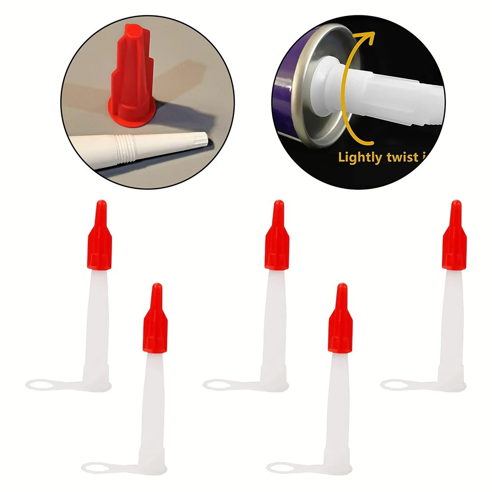 15pcs Silicone Tube Nozzle Cap Replacement Tips Caulk With Red Nozzle Cartridge Spare Caulking Nozzles With Caulk Nozzle Cap