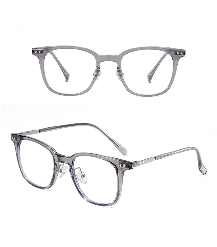 Anti Blue Rays Student Square Brillen für kurzsichtige Frauen Männer TR90 Myopes Lunettes 0 -0,5 -0,75 -1,0 bis -6,0 – Detail 8