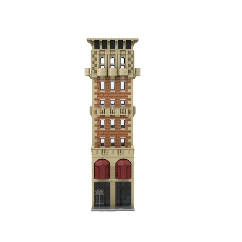 2297 pièces MOC Millenium Biltmore Hôtel Histoïque Module Modèle de paysage urbain modulaire Blocs de construction Jouets Construction Cadeaux de Noël
