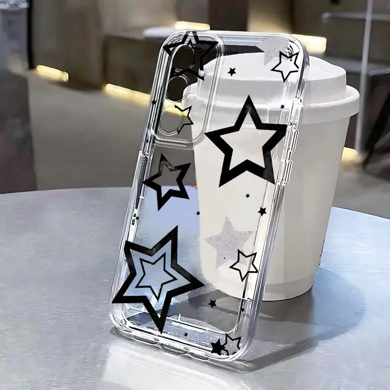 

Dark Star Butterfly Art For Samsung A71 A51 A55 A52 A35 A25 A37 A17 A07 A54 A15 A14 A05 A13 A73 5G Transparent Phone Case