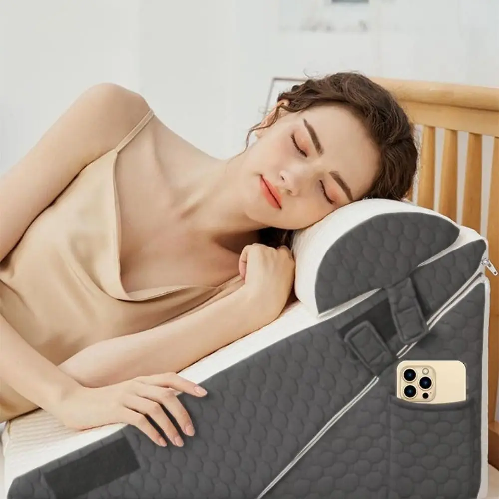 

Удобные многофункциональные клиновые подушки, регулируемая губчатая подушка для поясничной поддержки, треугольная подушка для спины