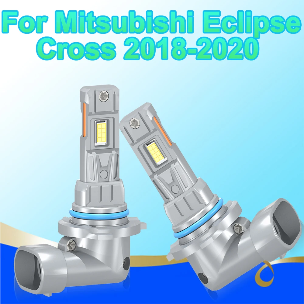 For Mitsubishi Eclipse Cross 2018-2020 9012 LED Headlight Super Bright Bulbs White 20000LM High/Low Beam HIR2
