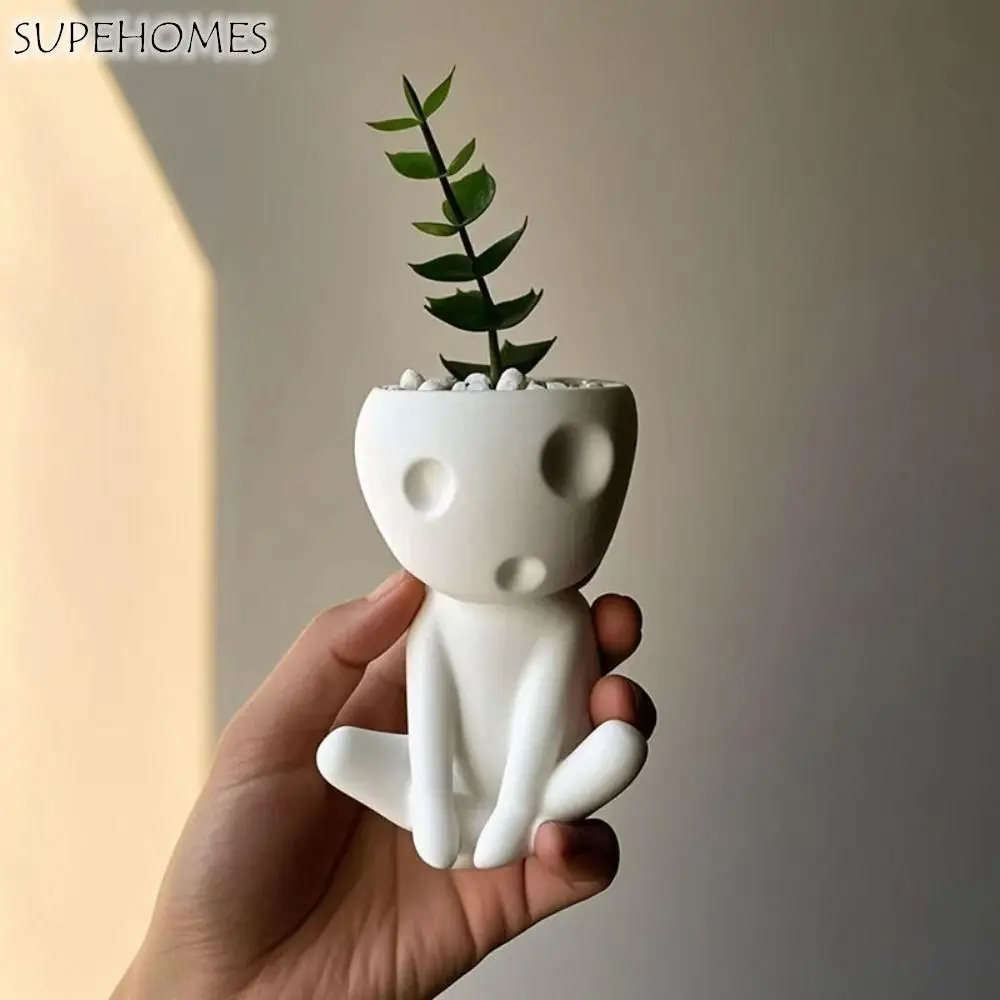 

Минималистичный цветочный горшок в скандинавском стиле, креативная абстрактная ваза, милый ремесленный гидропонный держатель для цветов, бутылка для ароматерапии
