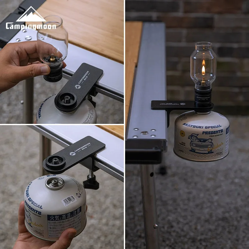 Camping Desktop Clip Uitbreiding Accessoires Platte Gastank Lamp Kachel Hoofd Verwarming Kachel Tafel Fix Clip Campingmoon Z18