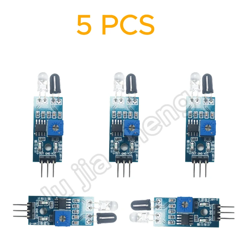 Picture 6: 1-10pcs IR Infrared Obstacle Avoidance Sensor Module Arduino Smart Car Robot Photoelectric Reflective Sensor Tracking Vertical