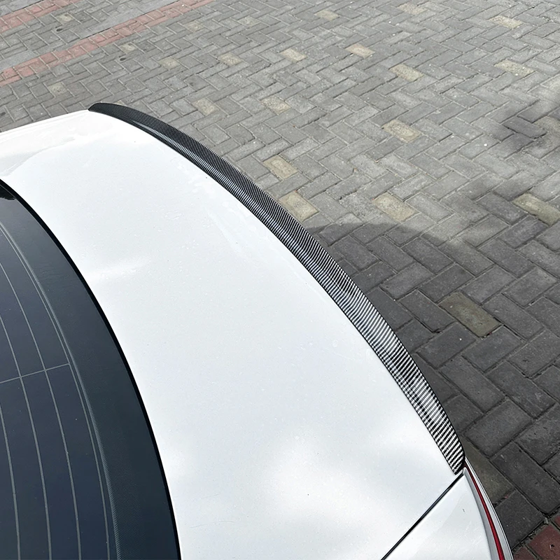 Spoiler sul tetto del bagagliaio posteriore dell'auto per Audi A5 8T Coupe 2007-2016 S5 Boot Top Ala di coda Splitter Trim Kit carrozzeria auto Accessori auto