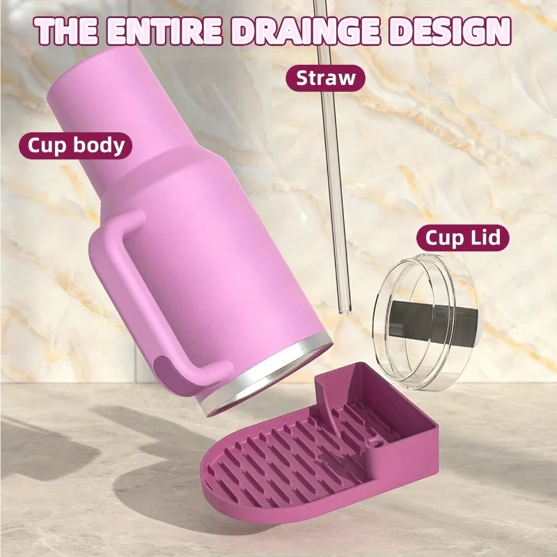 Silicone High Quality Tumbler Dry Store Rack Rack Tumbler Drying Station for Cleaning Cups and Storage Water Cup Holder