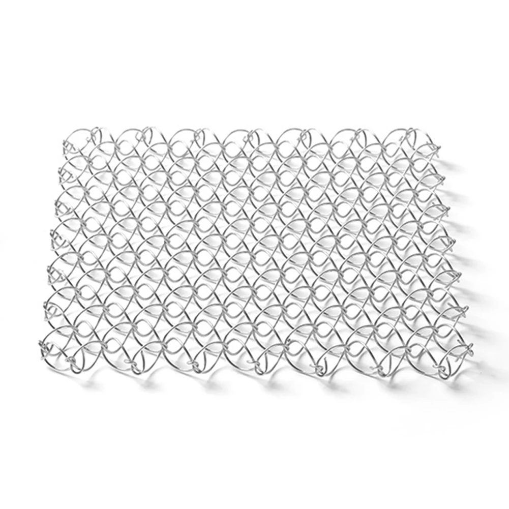Outdoor Spring Insulated Mat 304 Stainless Steel Heat-Insulating Pad Trivet Mat Hot Pad for Hot Dishes Pots and Pans for Camping