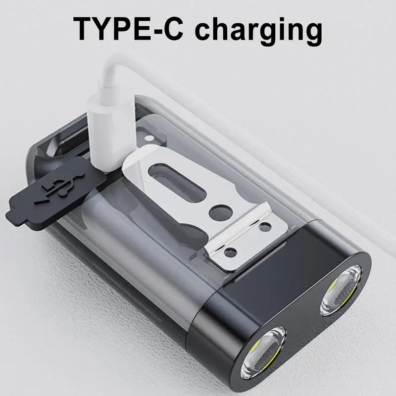 Flashlight Keychain Magnetic Clip On Flashlight Key Chain Light Bright Outdoor Gear Keychain Lamp For Camping Hiking Running