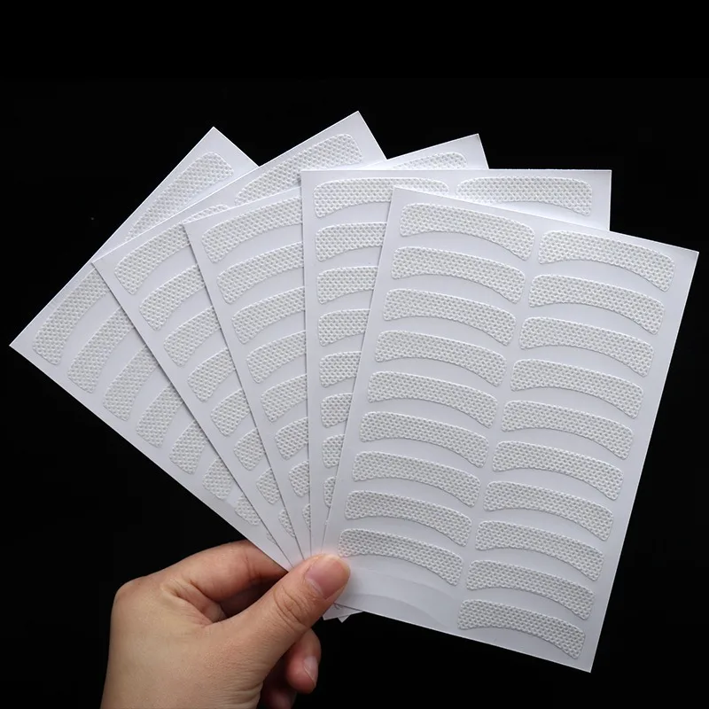 100pcs/Bag Eyelash Extension Medical Tape for Isolate Glue Non-woven Fabrics Patches Under Eye Pads Grafting Eyelash Eye Patch