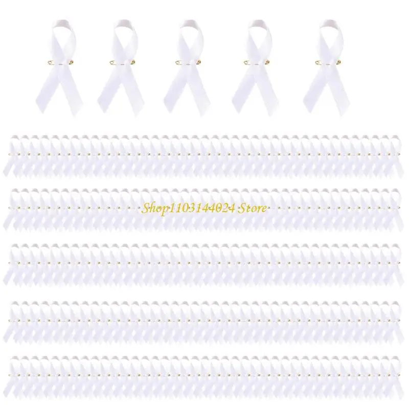 N5KE Set of 200 Solidarity Ribbon Pins for Compassion Acts and Philanthropy Gathering