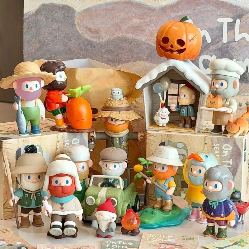 

Finding Unicorn Farmer Bob 13th Gen Farm Series Pvc Blind Box Cute Trendy Toy Figure Mystery Box Desktop Ornament Collect Gifts