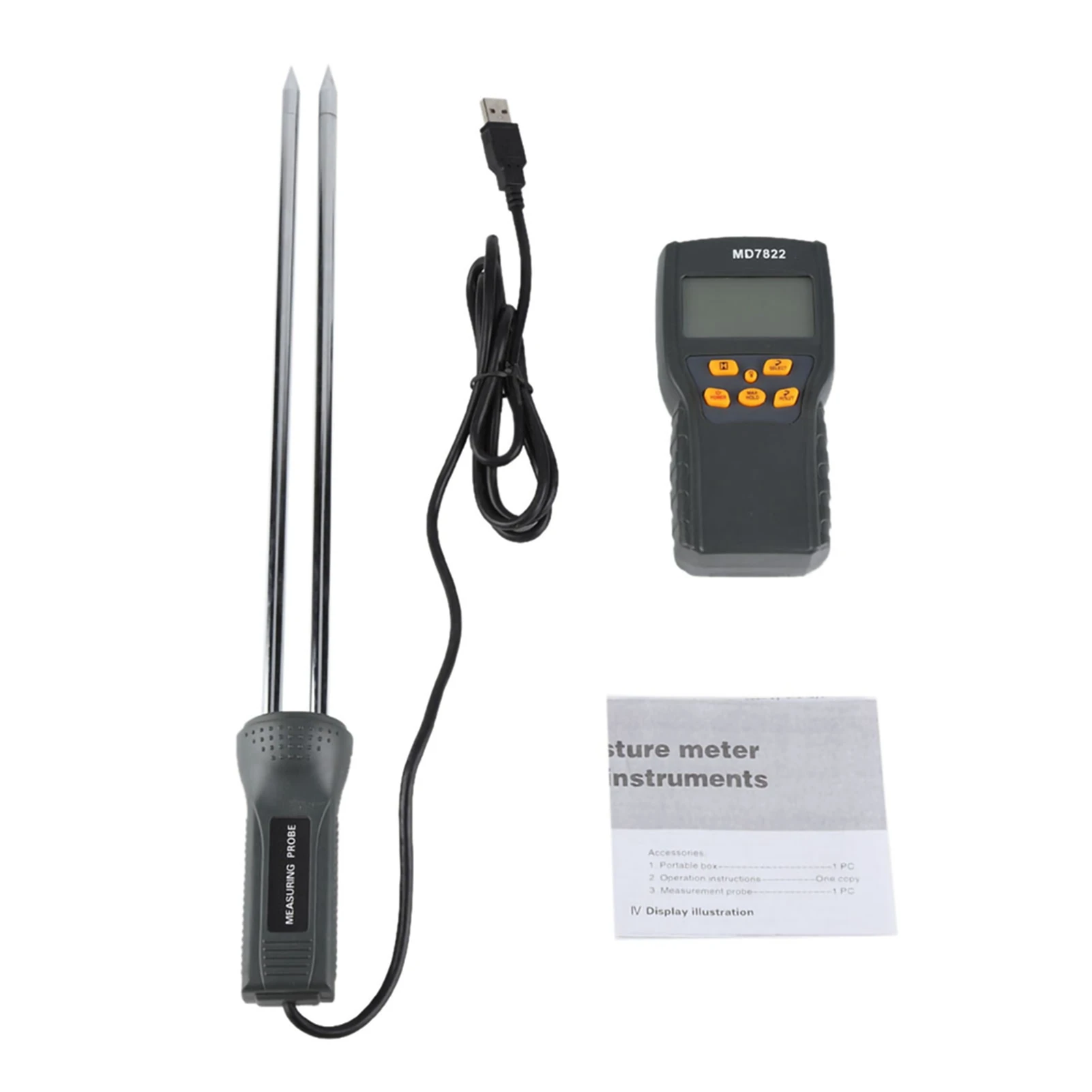 

Humidity Tester For Wheat Moisture Meter Tester LCD Display Digital Grain Moisture Meter Humidity Tester For Wheat Corn Paddy