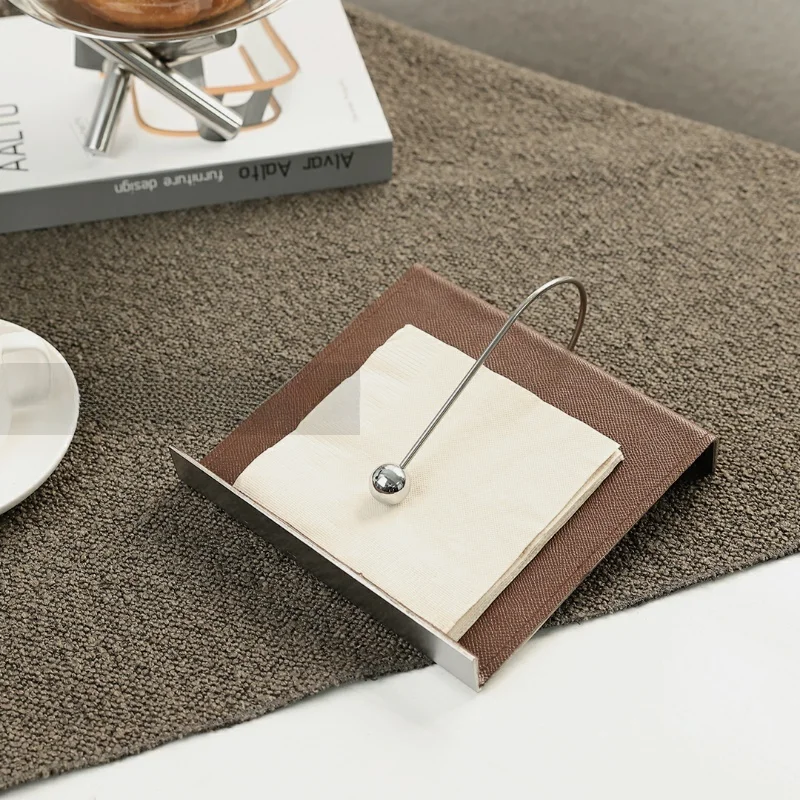 

Современный акриловый держатель для салфеток, роскошный настольный квадратный тканевый держатель для бумаги, высококачественное украшение для ресторана, отеля, гостиной