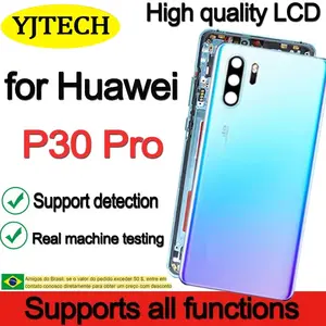 Bilashmart Original OLED 6.47'' Replacement Huawei P30 Pro LCD Display Touch Screen VOG L29 VOG L09 VOG AL00 with Back Glass