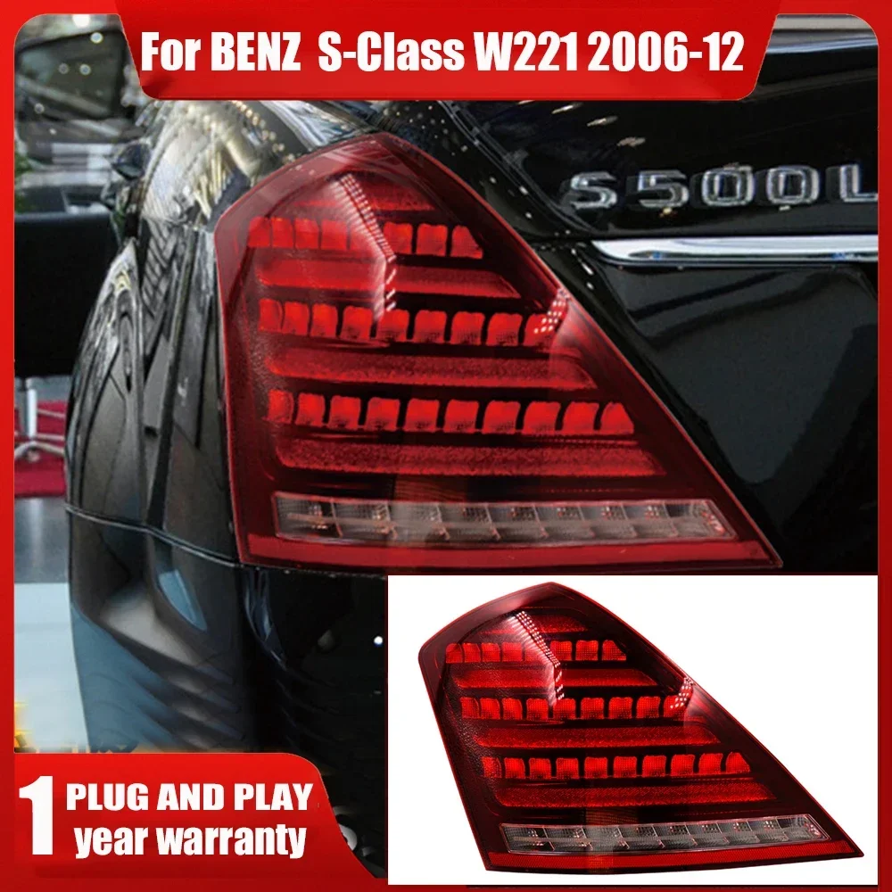 2X Car Rear Combination LED Taillight Left Right for MERCEDES-BENZ S-CLASS W221 2006-2013 Brake LampTurn Signal Light 2218201464