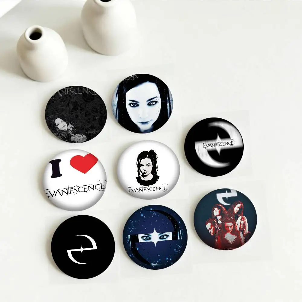 

B-Band E-Evanescence A-Amy Lee 25mm 32mm 44mm 58mm 75mm Brooches Badges Pins for Accessories Gift