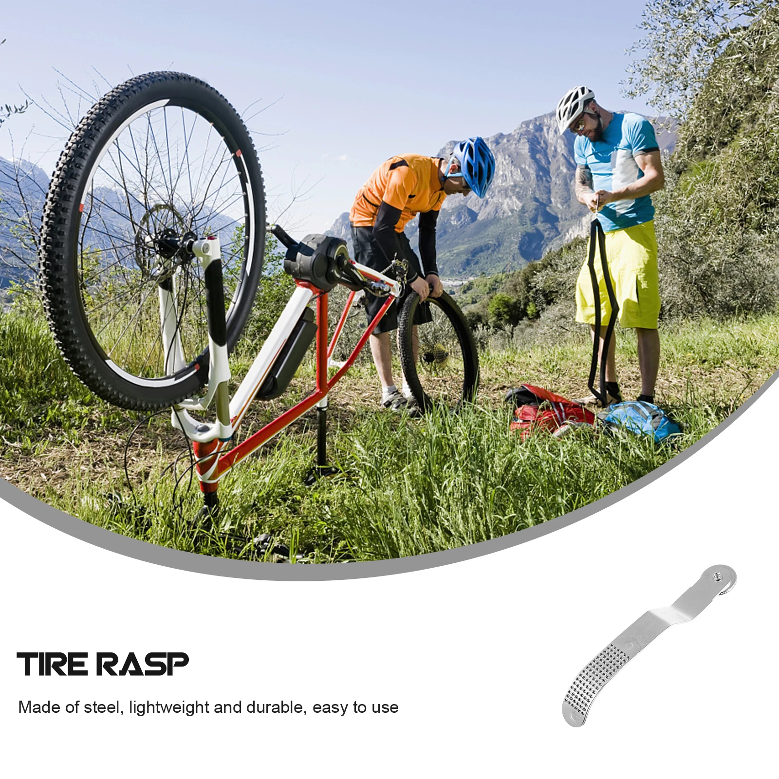 

Tire Rasp Repair Tool Steel File Patch Kit Bike Bicycle Accessories Grinder Tyre Metal Rasp Tire Repair All Bikes