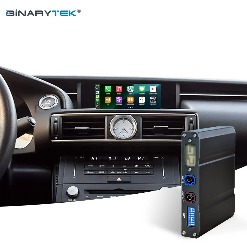 NewFor LEXUS NX RC 2015-2017 Binarytek Wireless CarPlay Android Auto Adapter Module Car Radio