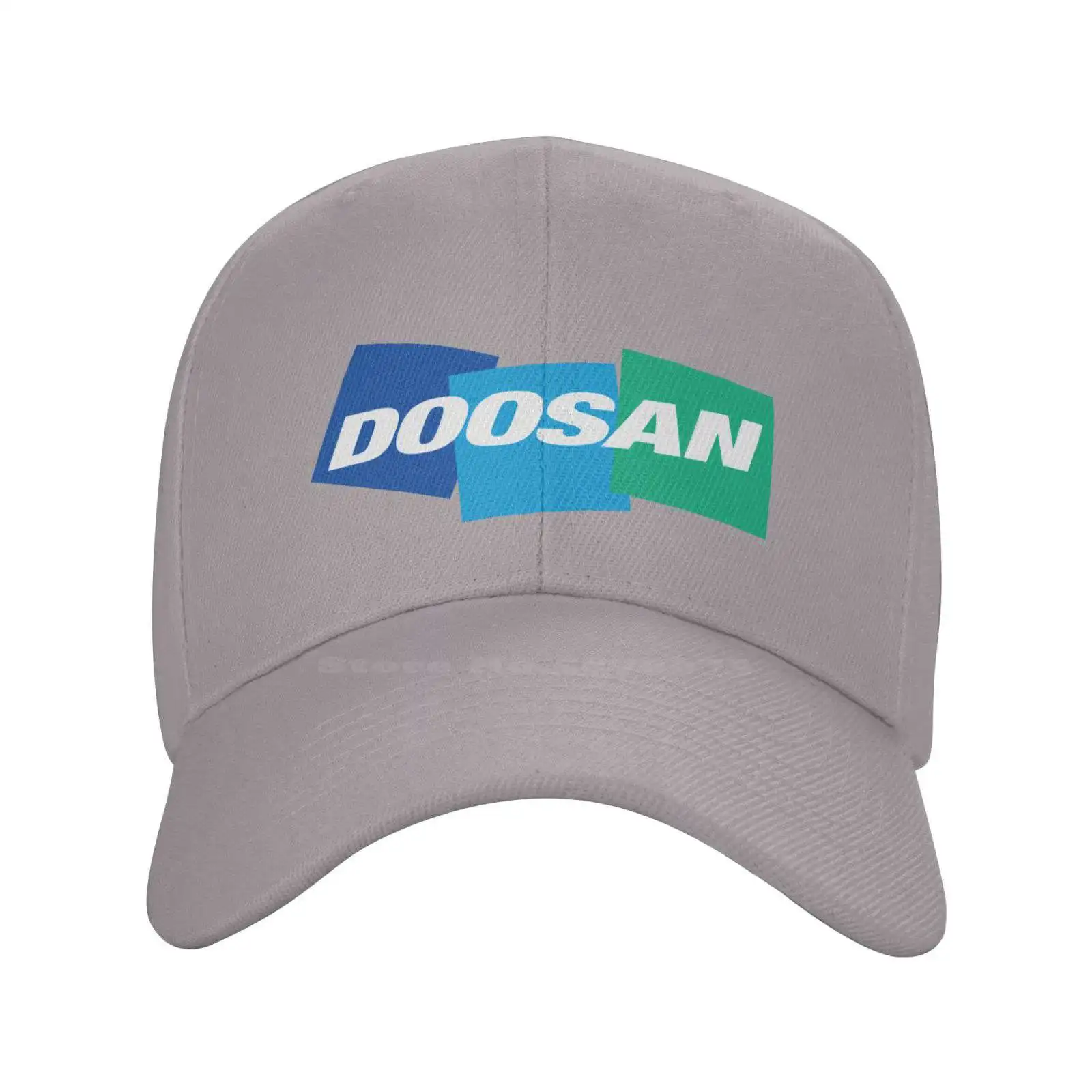 Doosan Logo Print Graphic Casual Denim cap Knitted hat Baseball cap