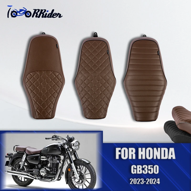 Driver Rider Seat Pad For Honda GB350 23-24 2023 2024 Motorcycle Front Seat Cushion Motorcycle Black brown Covers Pad Cushion