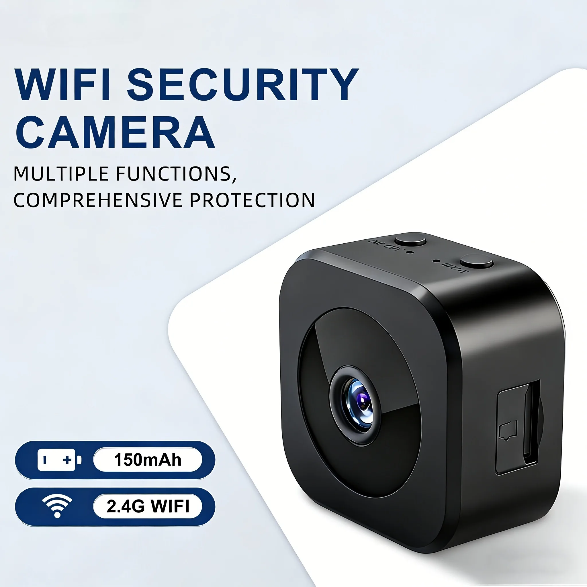 

Mini HD Wifi Smart Monitor Surveillance Camera Video Voice DV Recorder Indoor Covert Wireless Security Camera Small Nanny Cam