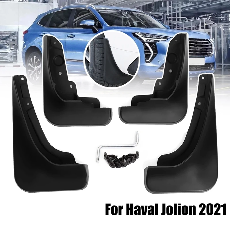 Fender Cover Car Mud Flaps Plastic Mudflaps Splash Guards Mudguards Exterior Parts Protection For Haval Jolion 2021