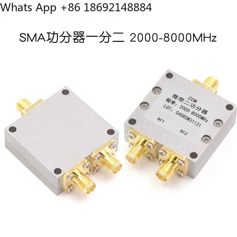 SMA Power Divider 2-8GHZ N Type RF Microstrip Power  2000-8000MHZ