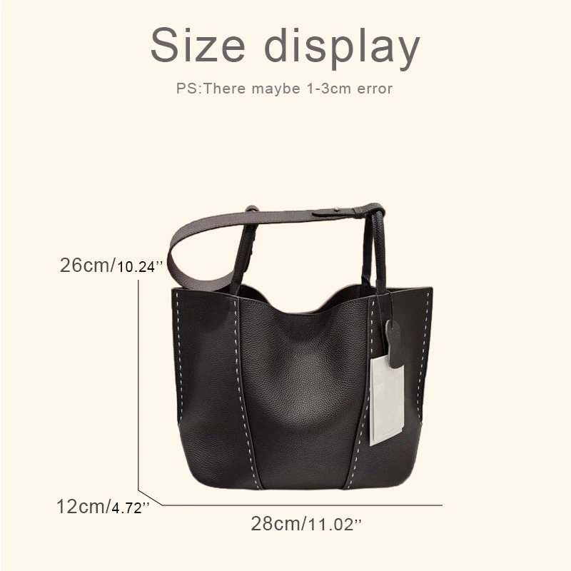 Custom Initials Genuine Leather Tote Bags For Women Luxury Designer Handbags And Purses 2025 New In Cowhide Top Handle Shoulder