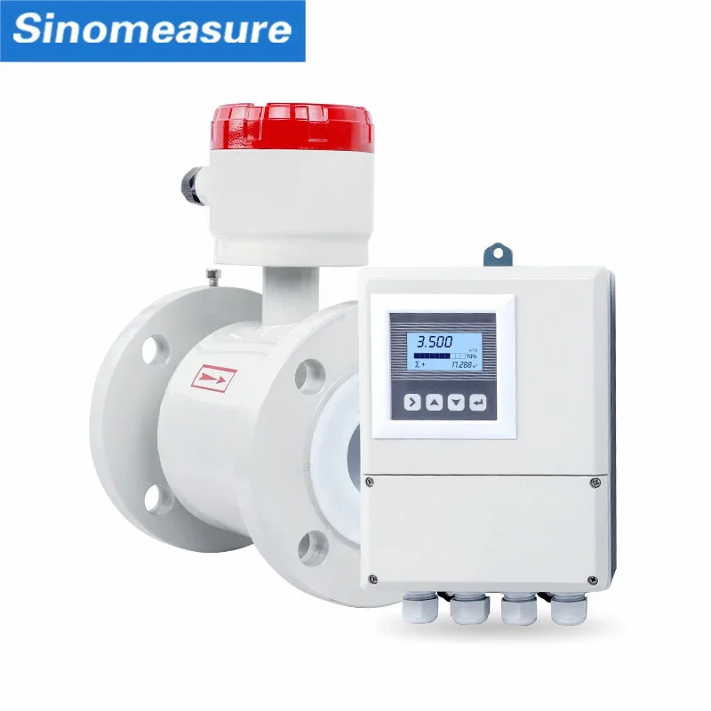 Digital Pipeline intelligent electromagnetic magnetic water acid resistance digital dn50 flow meter price