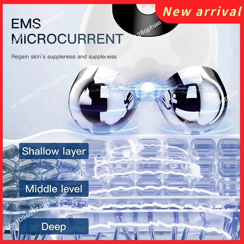 N89R Electric V-Face Lift Roller Massager EMS Microcurrent Sonic Vibration Facial Lifting Skin Tighten Massage Beauty