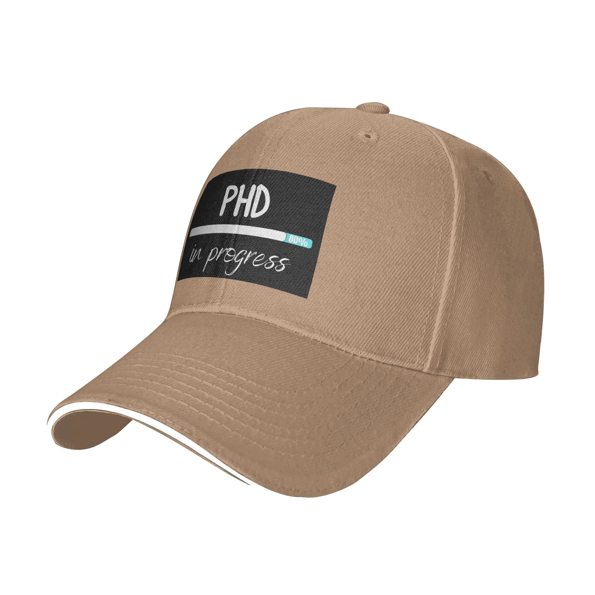 phd in progress Cap Fashion Casual Baseball Caps Adjustable Hat Hip Hop Summer Unisex Baseball Hats Customizable Polychromatic