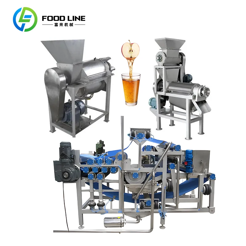 FOODLINE Custom Layout Fruit Juice Production Line Independent Water Bath Sterilization Low Noise Pipeline Device