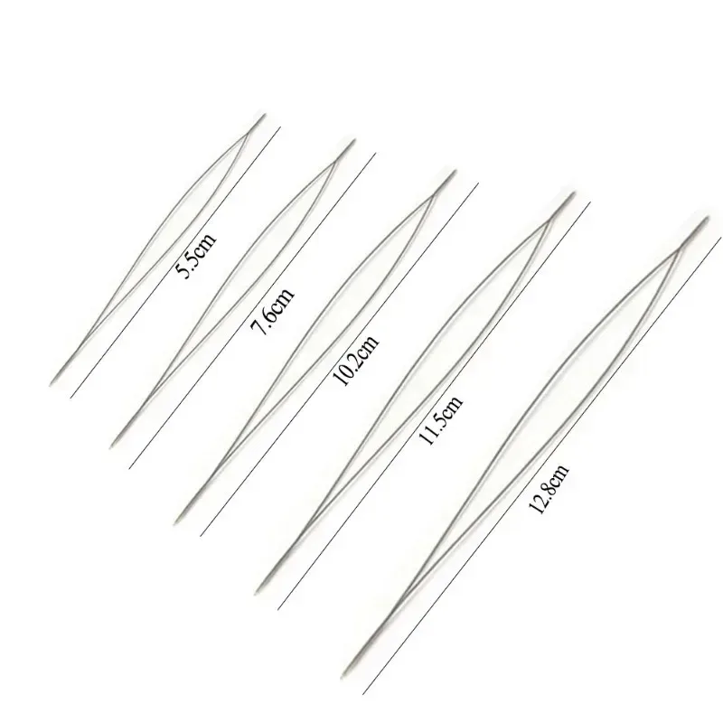 Beading Open Needles Seed Beads Needle Big Eye DIY Beaded Needles Collapsible Beading Pins Needles for Jewelry Making Tools