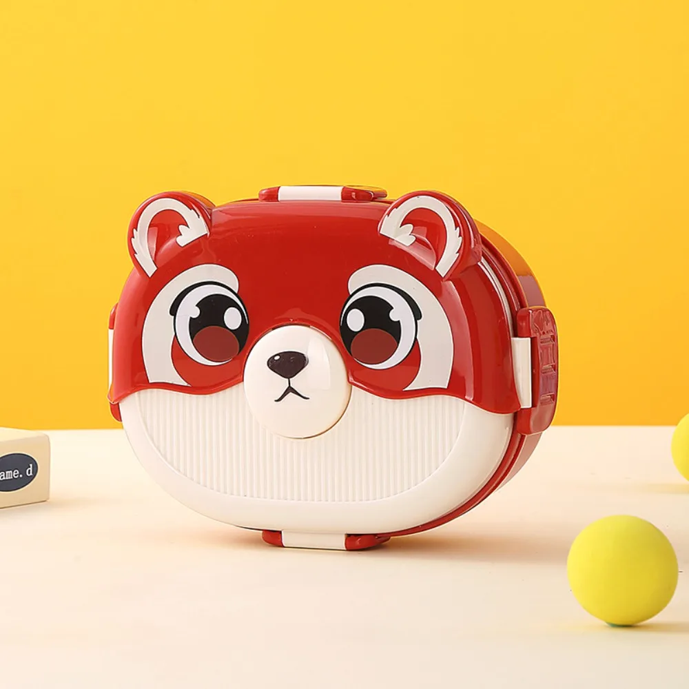 

Cartoon Portable Lunch Box Plastic Sealed Food Container Leak-Proof with Compartment Food Bowl Microwave