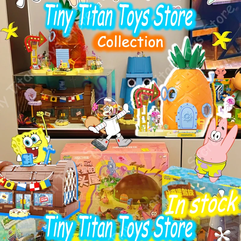 

Набор строительных блоков Areax: Губка Боб, Сэнди, Патрик Стар, Сквидвард, Мистер Крабс, Планктон. Модные игрушки-конструкторы. Горячий сюрприз! Подарок для детей и фанатов.