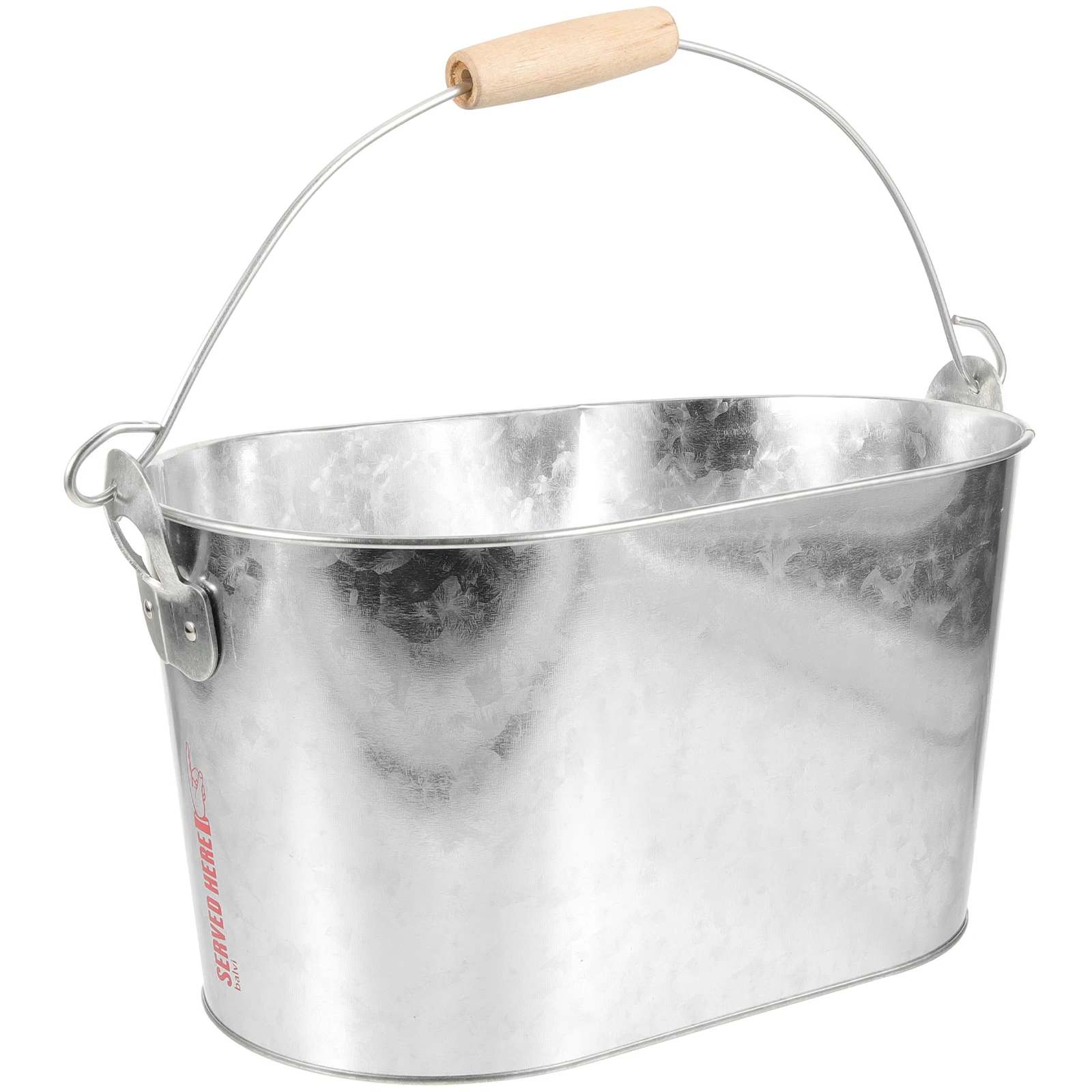

Cold Barrels Bucket 2210C-02 Stainless Steel Party Tinplate Cocktail Ice Cube Container Handheld Ice Cube Holder Storage