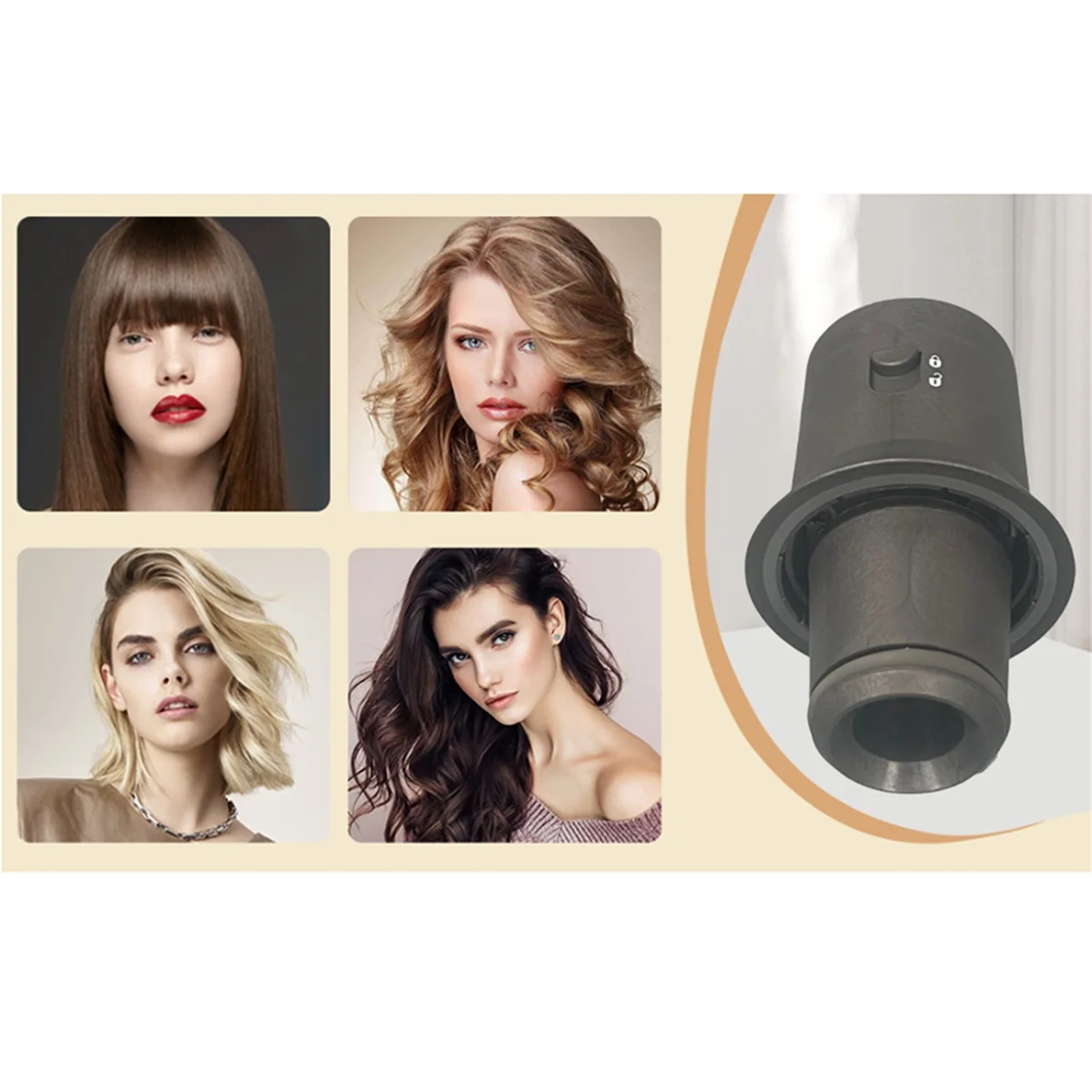 Сменный адаптер для Dyson HD16 HD15 HD12 HD08, адаптер для щипцов для завивки волос, бытовая насадка для щипцов для завивки волос SQ