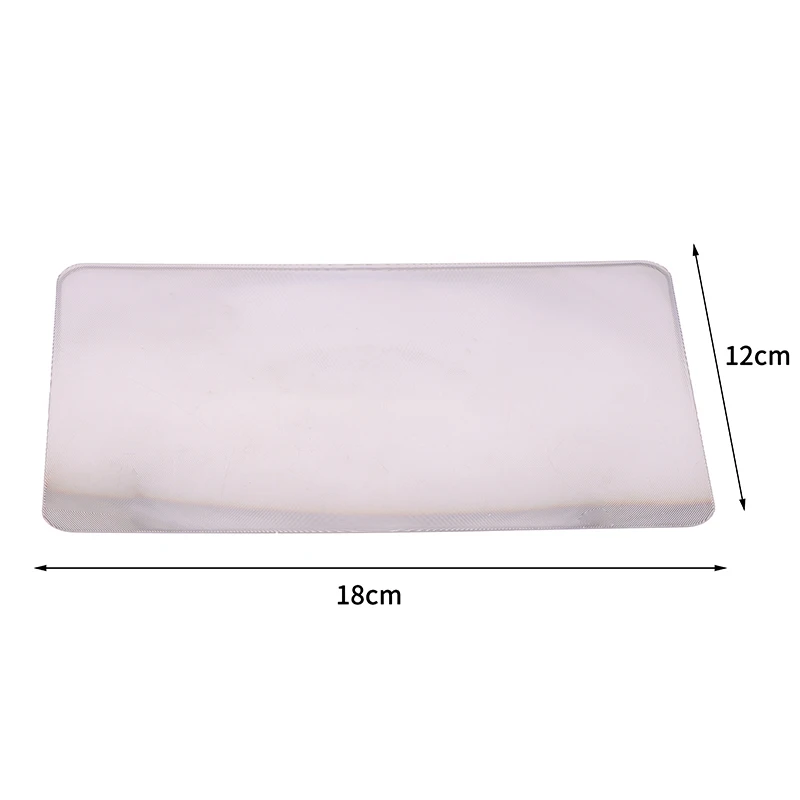 120*180 مللي متر بولي كلوريد الفينيل المكبر عدسة مكبرة صفحة الكتاب التكبير 3x رقيقة جدا المكبر العدسة لقراءة الكتب المطبوعات الصغيرة