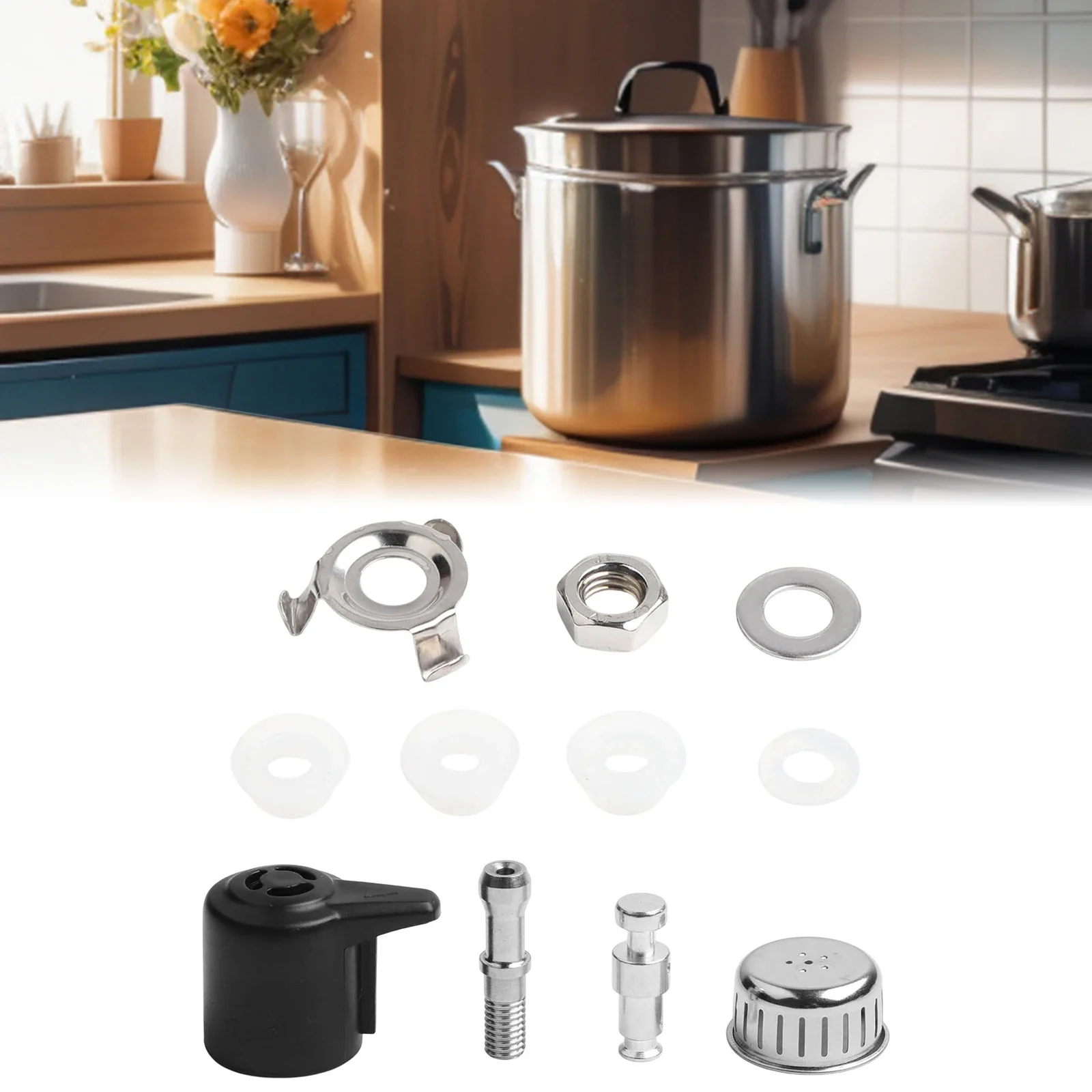 Pressure Cooker Parts Pressure Cooker Valve Cooking Accessories Pressure Regulation 11 Piece Cooker Replacement Kit 3 Quart