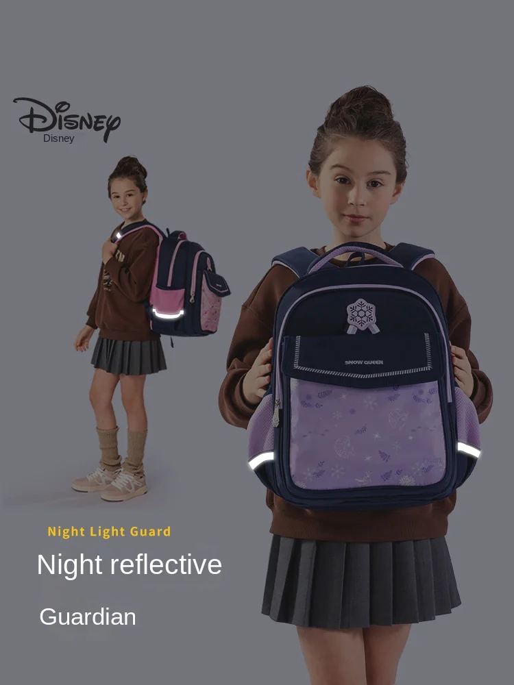 Disney Marvel Girl Boy School Bag Lotso Spider Man Primary Student Shoulder Orthopedic Backpack Large Capacity Kids Gift Mochila