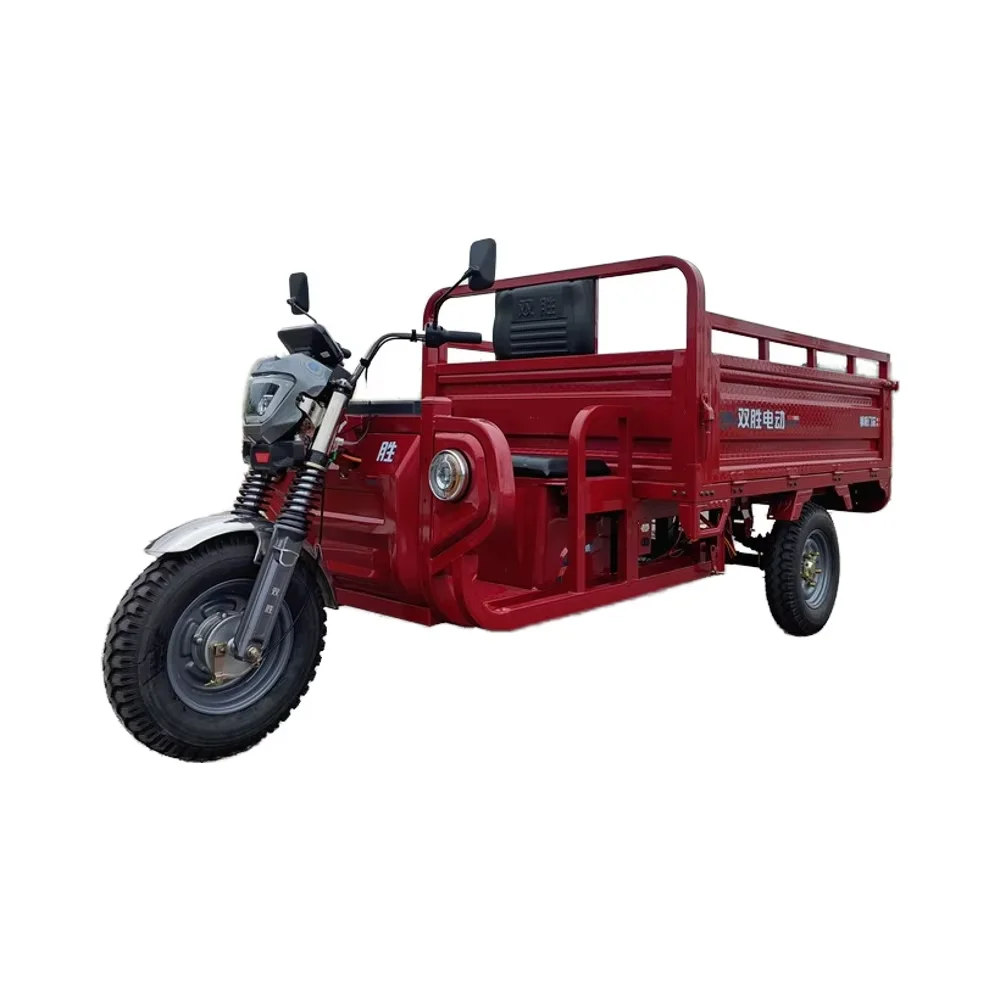 3000W zware elektrische driewieler 72V motor open lichaam scootmobiel vrachtvervoer volwassen passagiers directe fabrikant